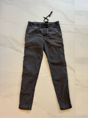 James Perse Men's Drawstring Chinos - Charcoal